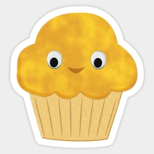 Cute Cartoon Corn Muffin Sticker